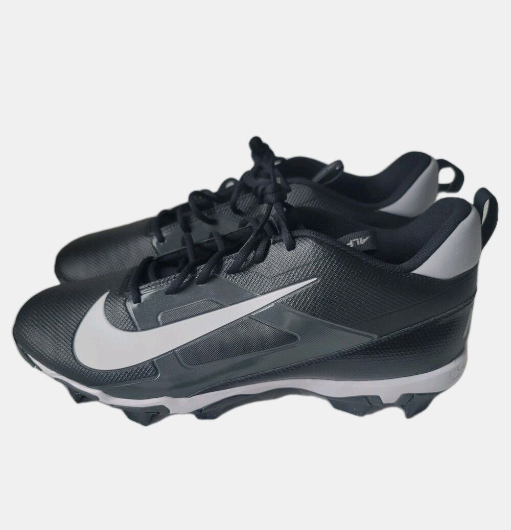 Nike Alpha Menace 4 Shark Wide Black White mens football Cleats Size 16 sneakers